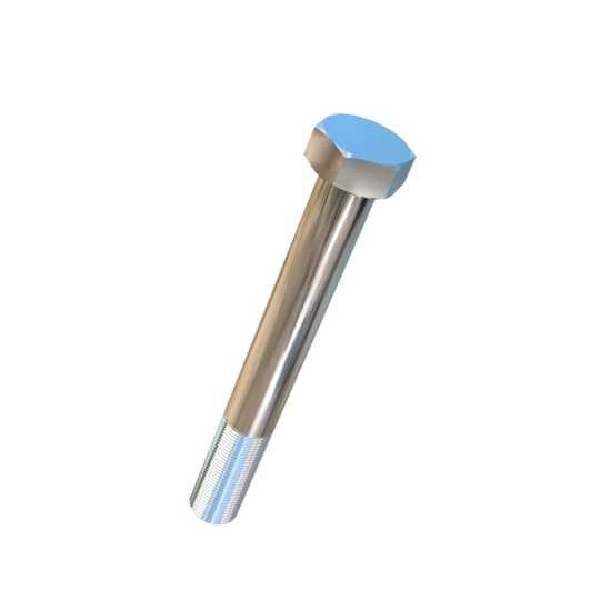 Titanium 1-1/8-12 X 9 inch UNF Allied Titanium Hex Head Bolt (No Dimple)